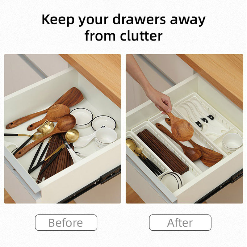 Drawer Storage Organizer Box with Multi Compartments, 4 Pcs