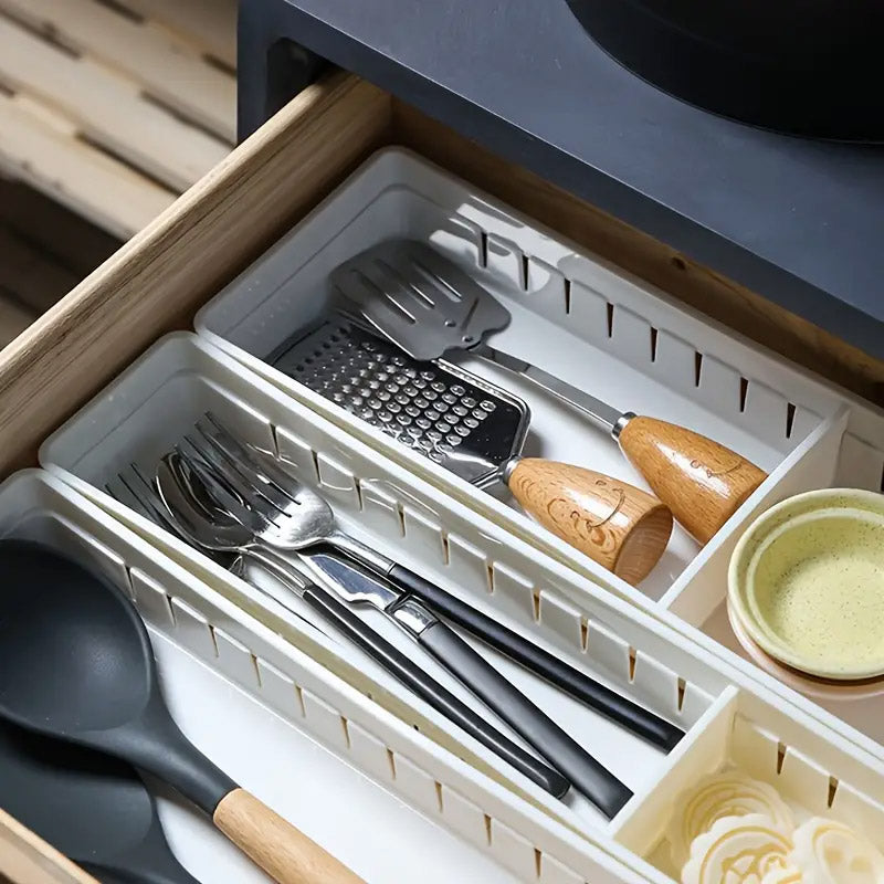 Drawer Storage Organizer Box with Multi Compartments, 4 Pcs