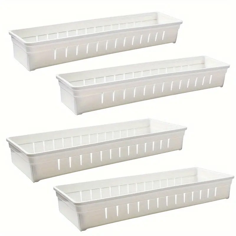 Drawer Storage Organizer Box with Multi Compartments, 4 Pcs