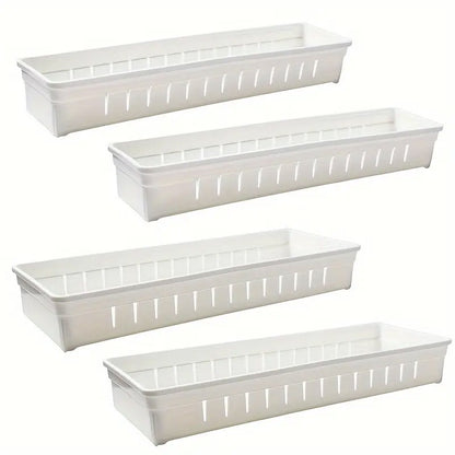 Drawer Storage Organizer Box with Multi Compartments, 4 Pcs