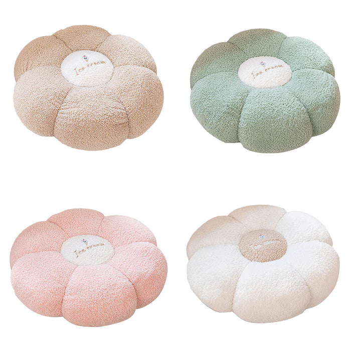 Thick Pumpkin Floor Cushion for Window Seats