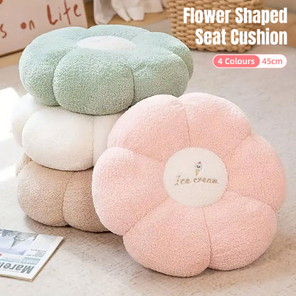 Pumpkin Floor Cushion Thickened Tatami Window Seat Pad Bedroom Backrest Pillow