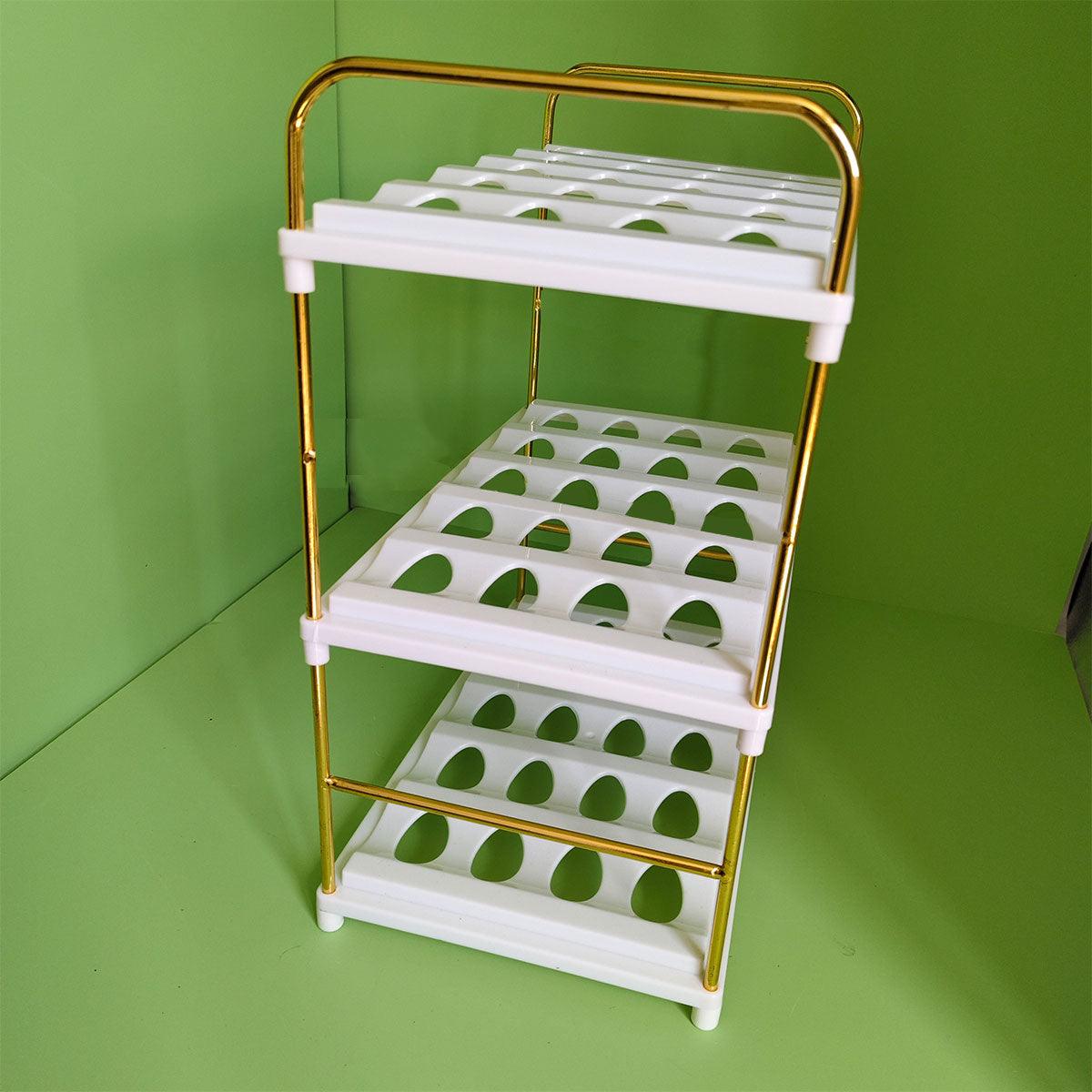 3 Tier Cup and Bottle Storage Rack with Dividers – Product View 12
