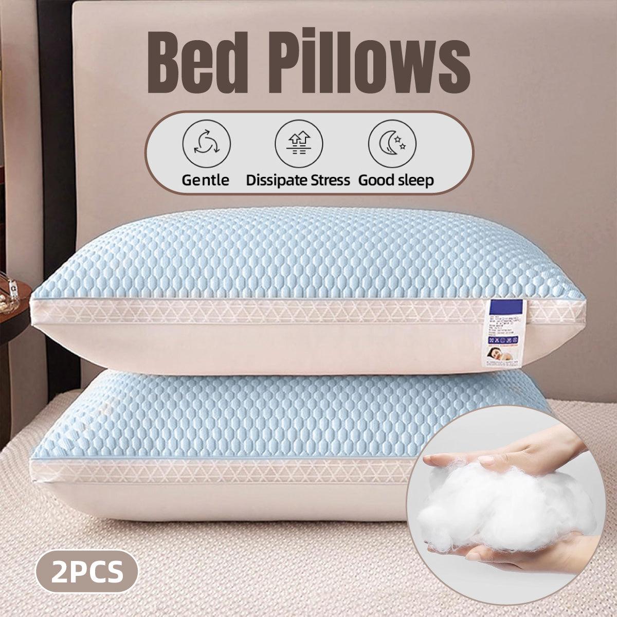 2 Pcs Light Grey Pillows for Hotel Guest Beds – Product View 14
