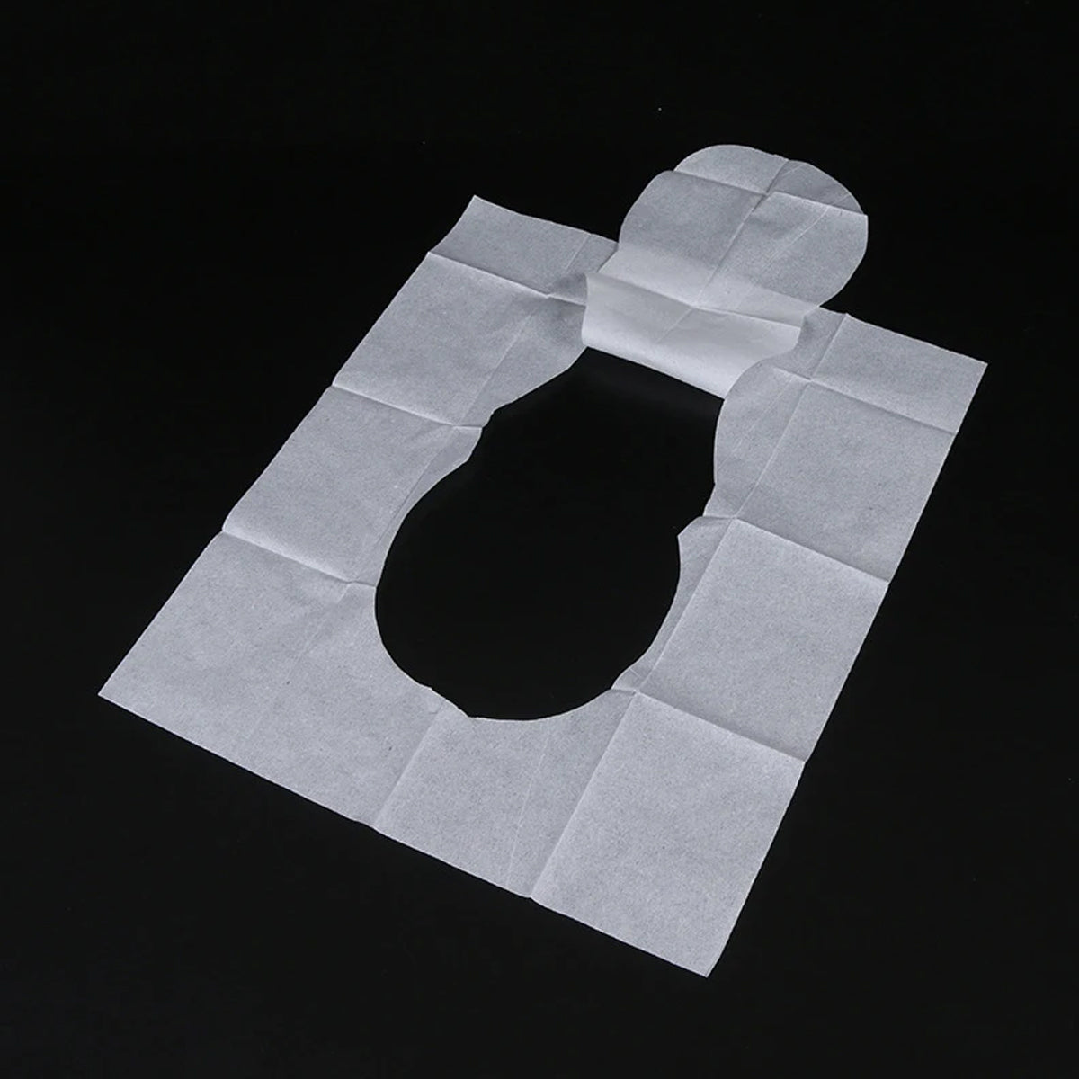50 Pcs Dissolvable Disposable Toilet Seat Pads Travel Hotel