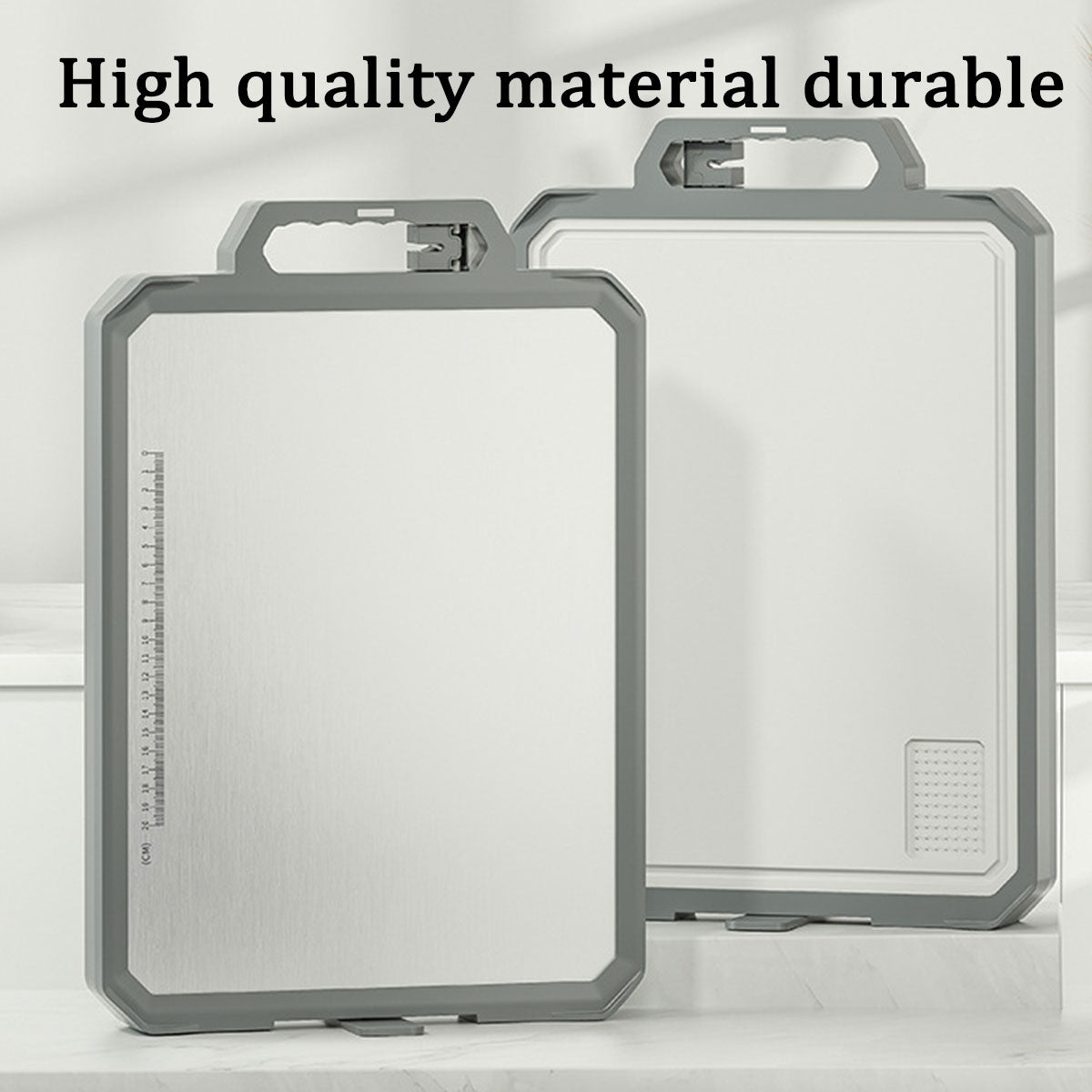 Stainless Steel Double Sided Cutting Board Thawing Board Household Kitchen Tool