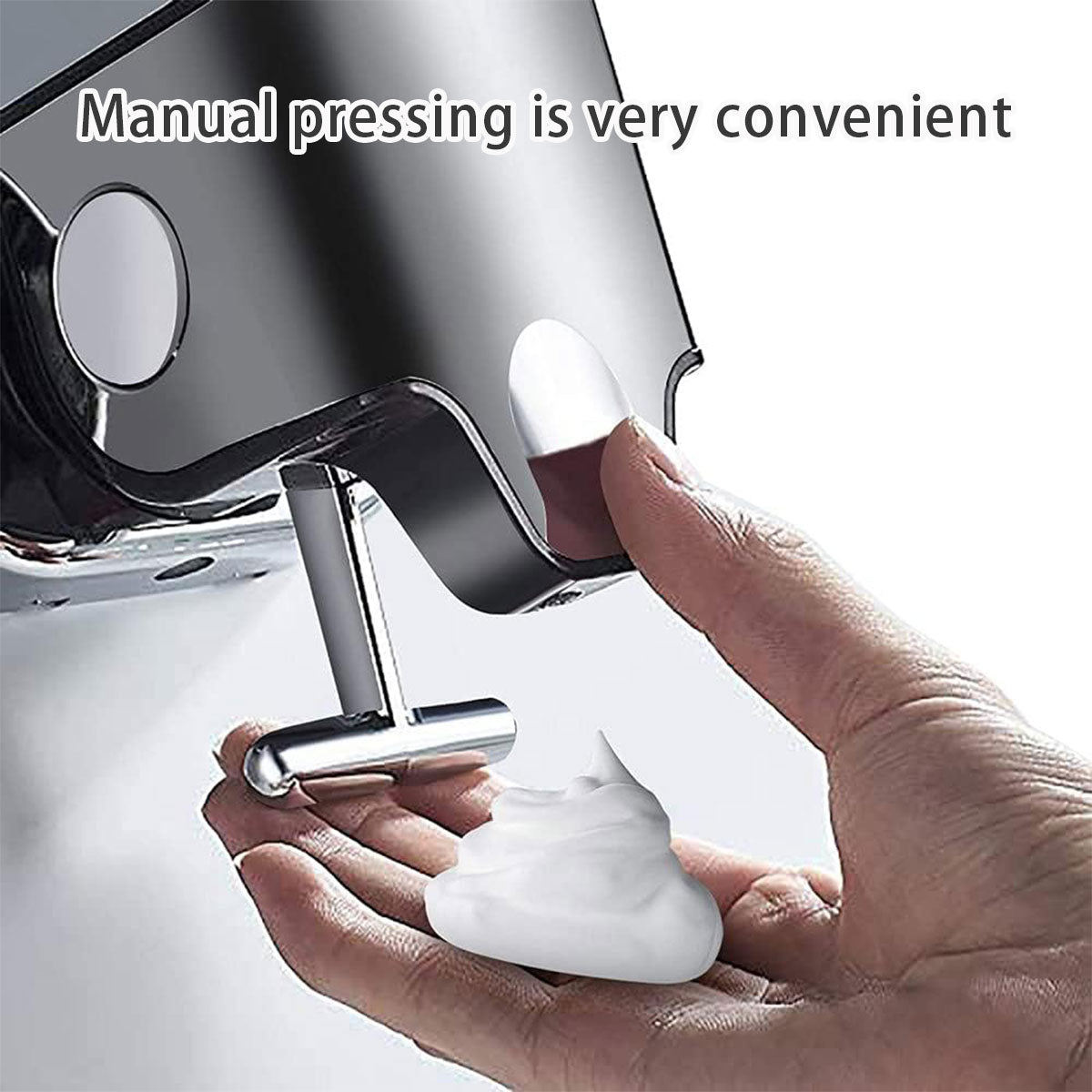 Lever Soap Dispenser Manual Push Shower Gel Hotel Bathroom Use