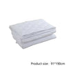Quilted Mattress Pad with Four Corner Straps — 91 × 190 cm / Plain