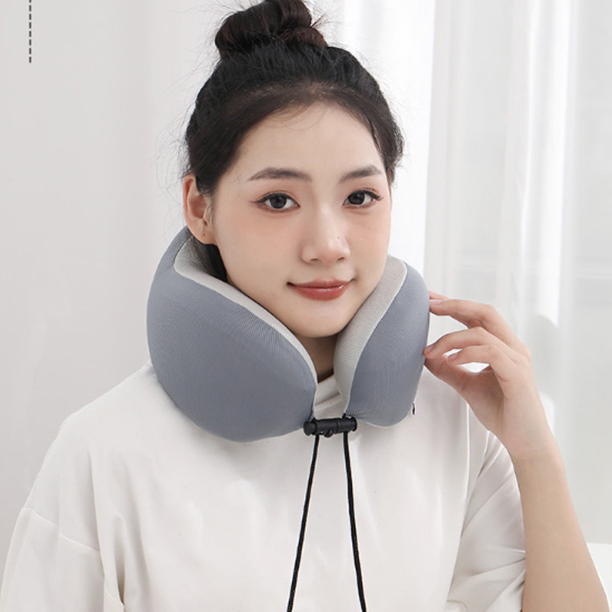 Memory Foam U Shaped Neck Pillow Travel Portable Office Nap Support Pillow AU