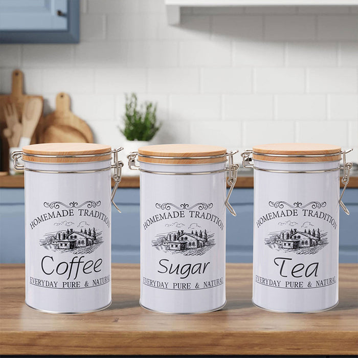 3 Pcs Storage Jars with Silicone Lid Seals