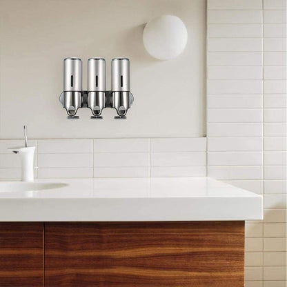 Lever Soap Dispenser Manual Push Shower Gel Hotel Bathroom Use