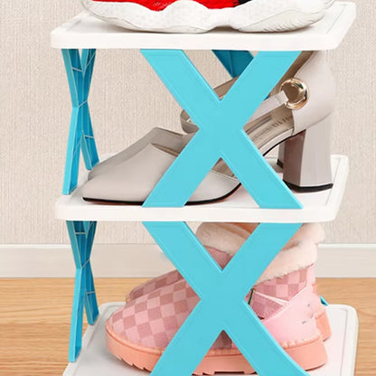 6/7 Tier Shoe Rack Space Saving Small Shoe Cabinet Storage Shelf Organizer AU