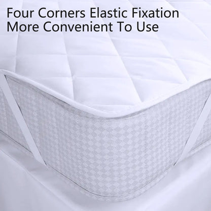 Hotel Mattress Comfort Pads Fabric Bedding Topper Mattress Protectors Cover AU