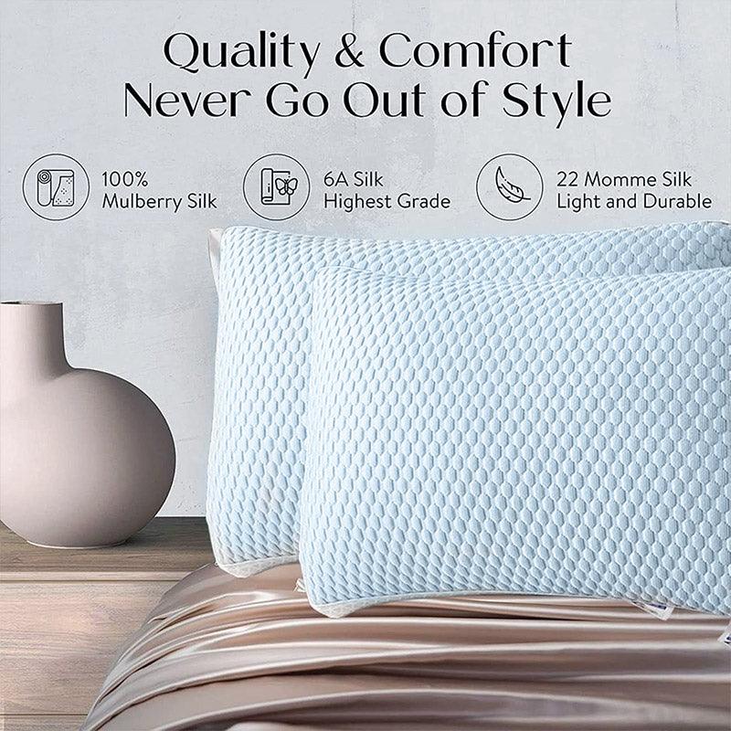 2 Pcs Light Grey Pillows for Hotel Guest Beds – Product View 4