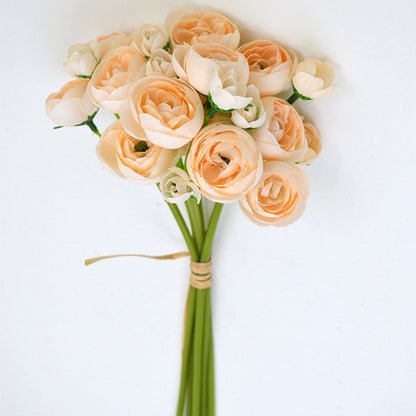 2pcs Artificial Rose Bouquet Valentine's Day Gift Fake Flowers Wedding Decor