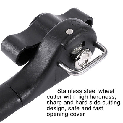 Smooth Edge Manual Can Opener Stainless Steel Safe Side Cut
