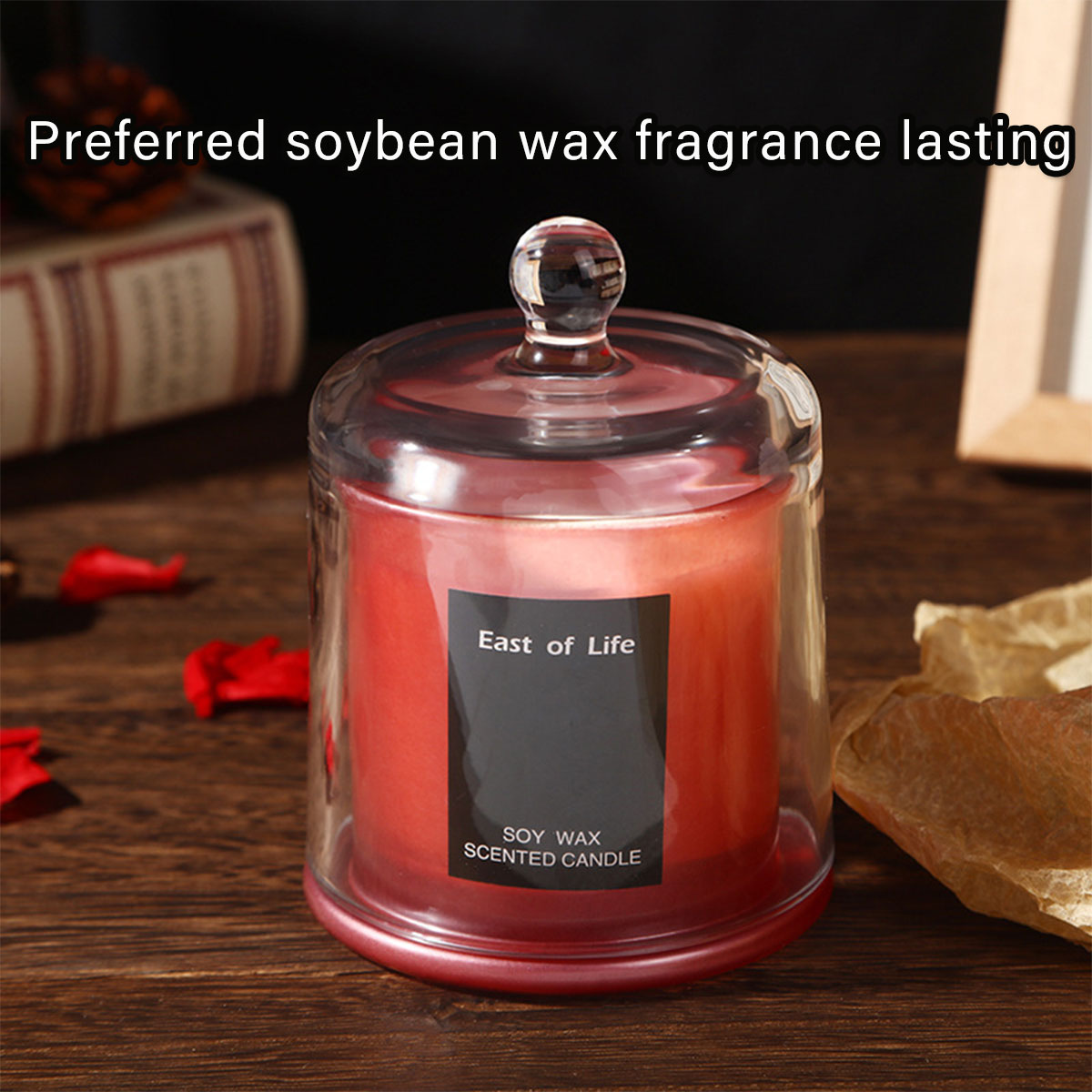 2Pcs Smokeless Glass Aromatherapy Candles Scented Gift Set for Relaxation AU