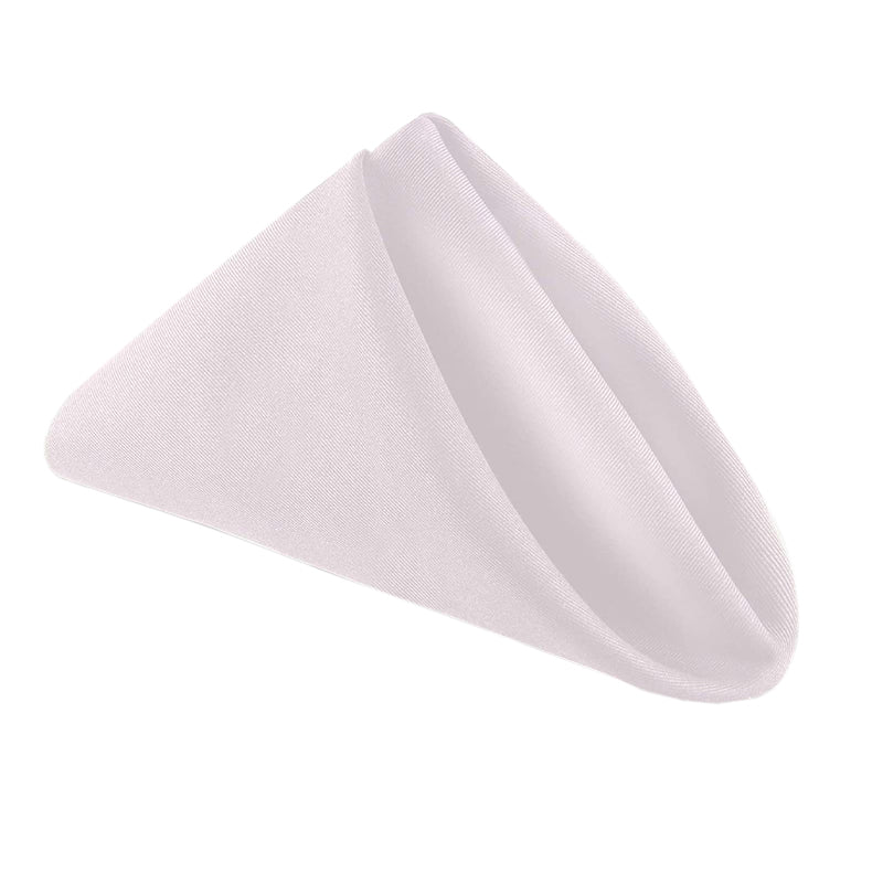 50 Pcs Polyester Square Cloth Napkins for Wedding Dining
