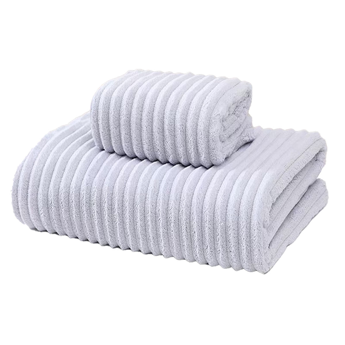 2 Pcs Coral Fleece Bath Towel Set in 2 Colours – Product View 13