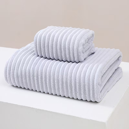 2 Pcs Coral Fleece Bath Towel Set in 2 Colours – Product View 12