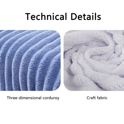 2 Pcs Coral Fleece Bath Towel Set in 2 Colours – Product View 4
