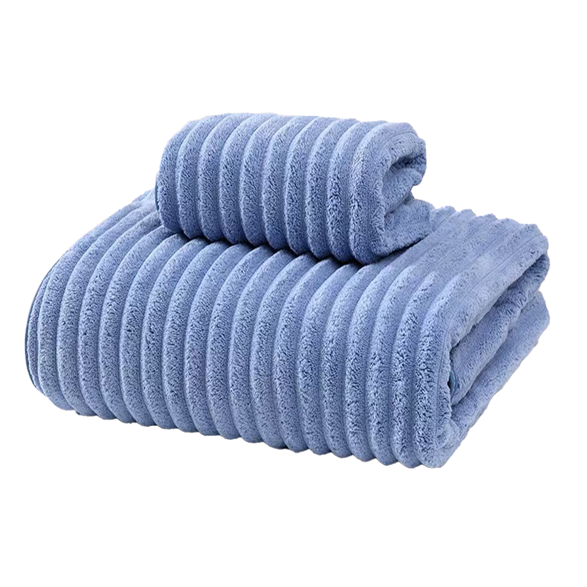 2 Pcs Coral Fleece Bath Towel Set in 2 Colours – Product View 14