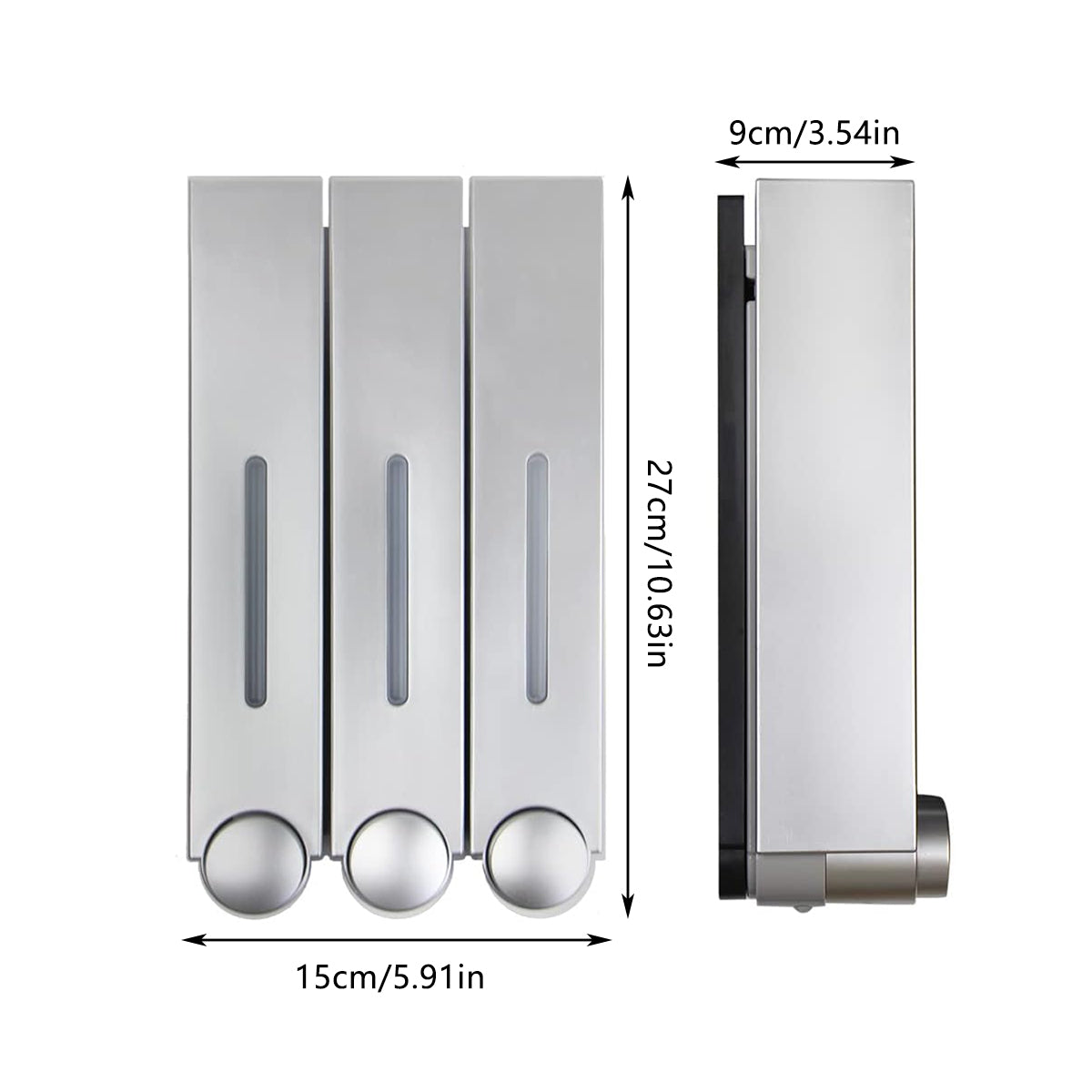 Wall Mounted Soap Dispenser for Hotel Guesthouse Bathroom