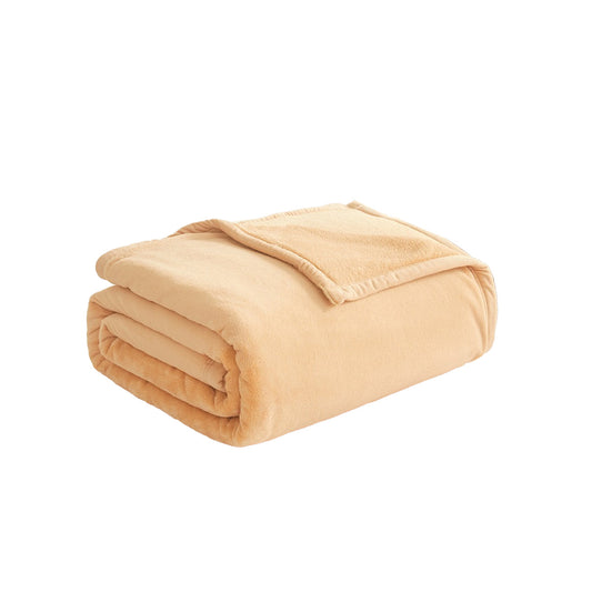 Large Camel Guest Bed Blanket 200 x 230cm