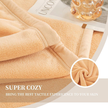 Large Camel Guest Bed Blanket 200 x 230cm – Product View 7