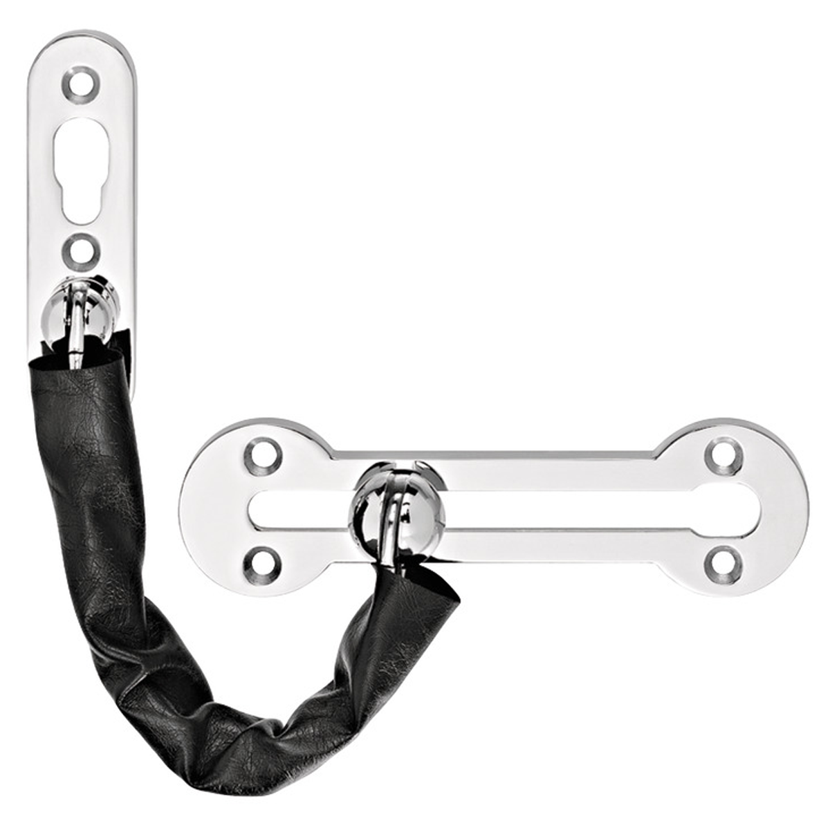 Home Security Door Chain Stainless Steel Guard Slide Screws Front Safety Catch