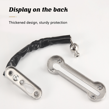 Home Security Door Chain Stainless Steel Guard Slide Screws Front Safety Catch
