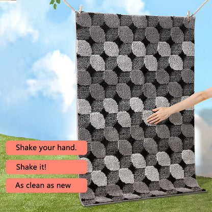 Entrance Floor Mat 60x90cm Non-Slip Dustproof Durable