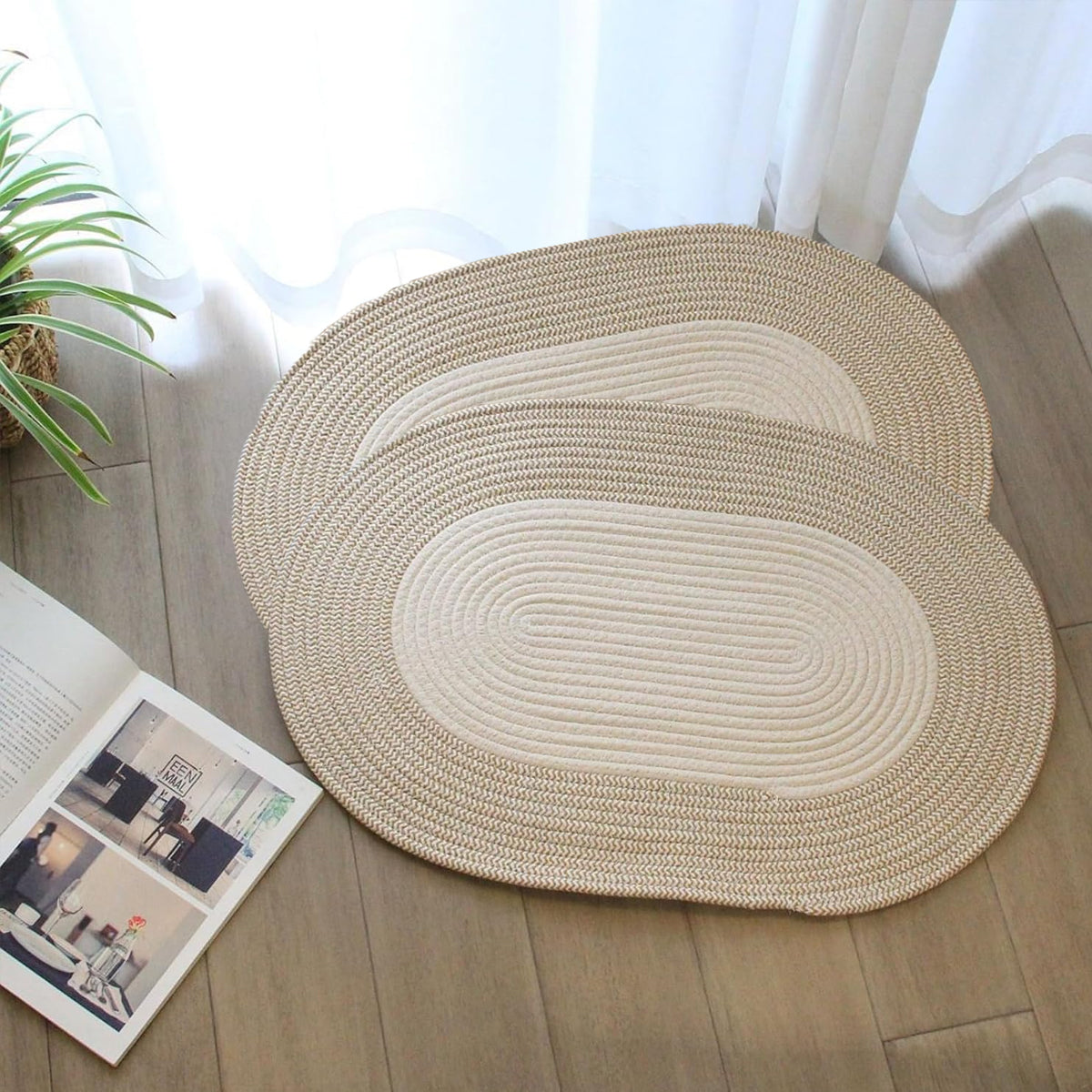 Front Door Absorbent Non-Slip Floor Mat Water Resistant Durable Easy Clean AU
