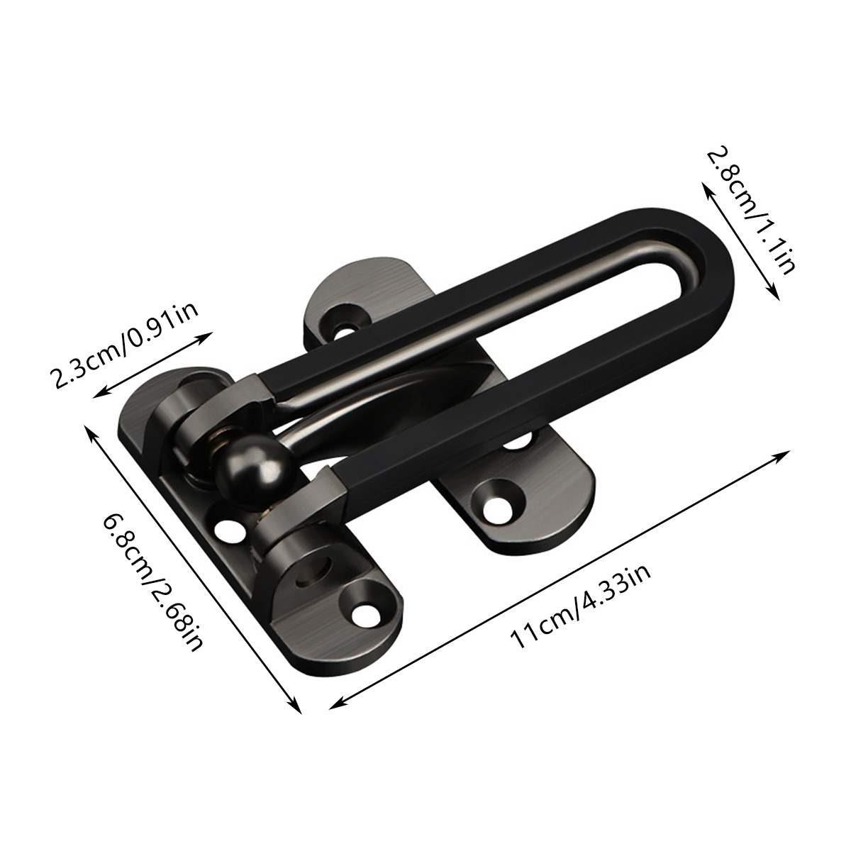 Anti Theft Lock Latch Door Bolt Security Lock for Home Bedroom Bathroom Safety