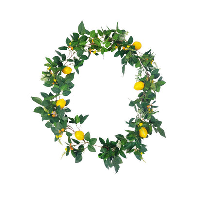 185cm Simulation Lemon Fruit Rattan Vine Green Home Decoration Artificial Fruit