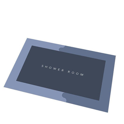 Super Absorbent Non-Slip Bath Mat Quick-Drying PVC Velvet
