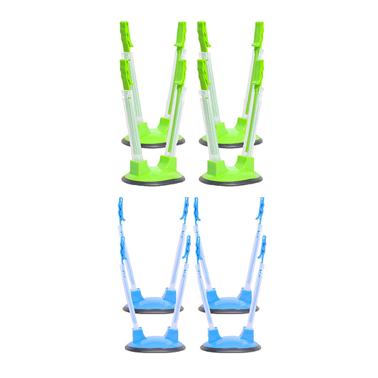 Kitchen Bag Holder Stand Plastic Storage Rack Set of 8