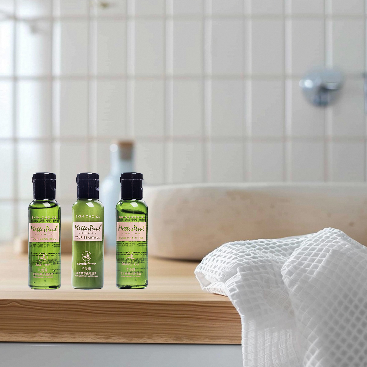 20 Bottles Hotel Toiletries Set Travel Size Bathroom