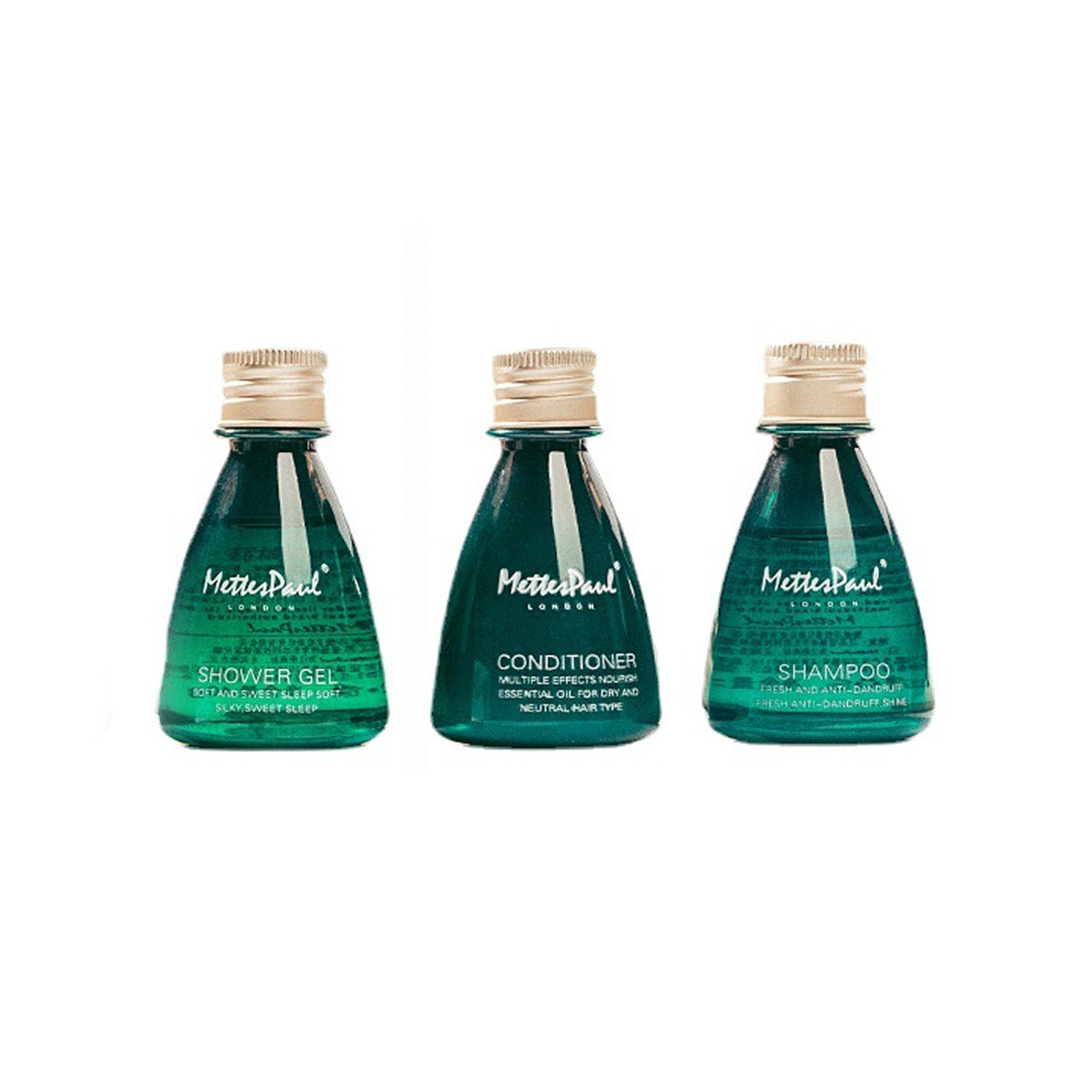 20 Pcs Travel Size Shampoo Shower Gel Disposable Set