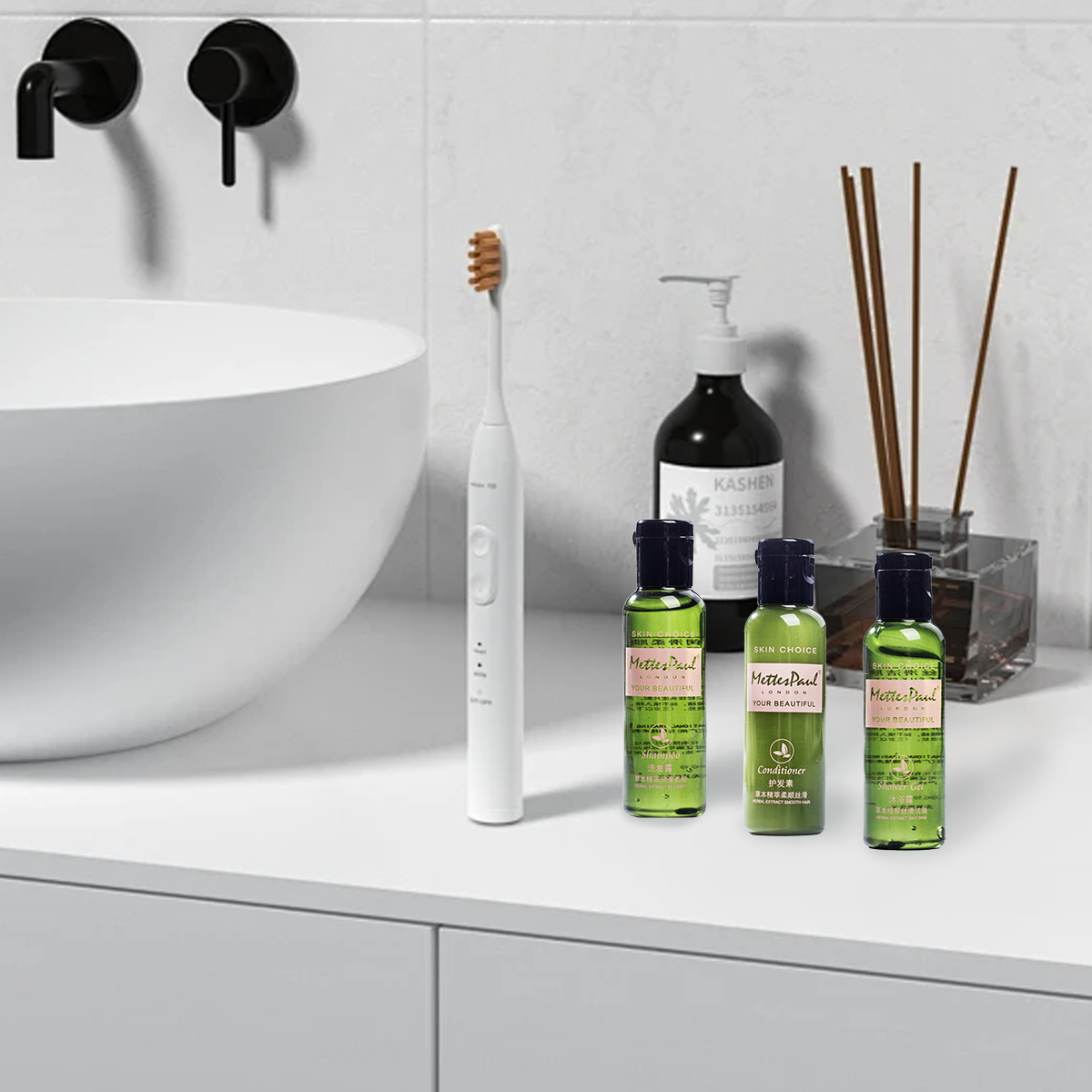 20 Bottles Hotel Toiletries Set Travel Size Bathroom
