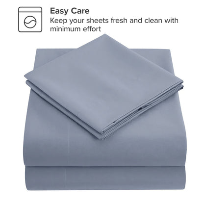 Four Piece Bed Sheet Set Soft Breathable Bedding Linen