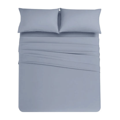 Four Piece Bed Sheet Set Soft Breathable Bedding Linen