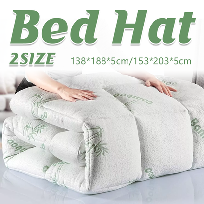Quilted Bamboo Fiber Mattress Protector Air Layer Washable
