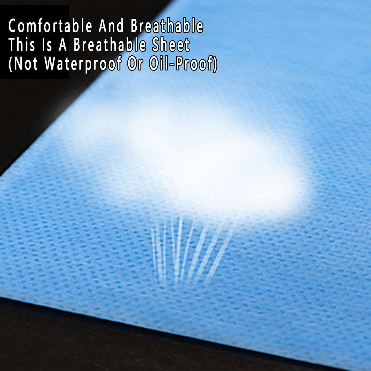 100 Pcs Non-Woven Breathable Bed Sheets for Salon Spa Hotel