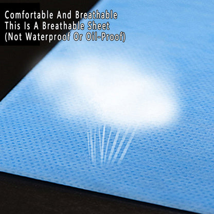 100 Pcs Non-Woven Breathable Bed Sheets for Salon Spa Hotel