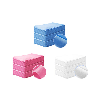 100 Pcs Non-Woven Breathable Bed Sheets for Salon Spa Hotel