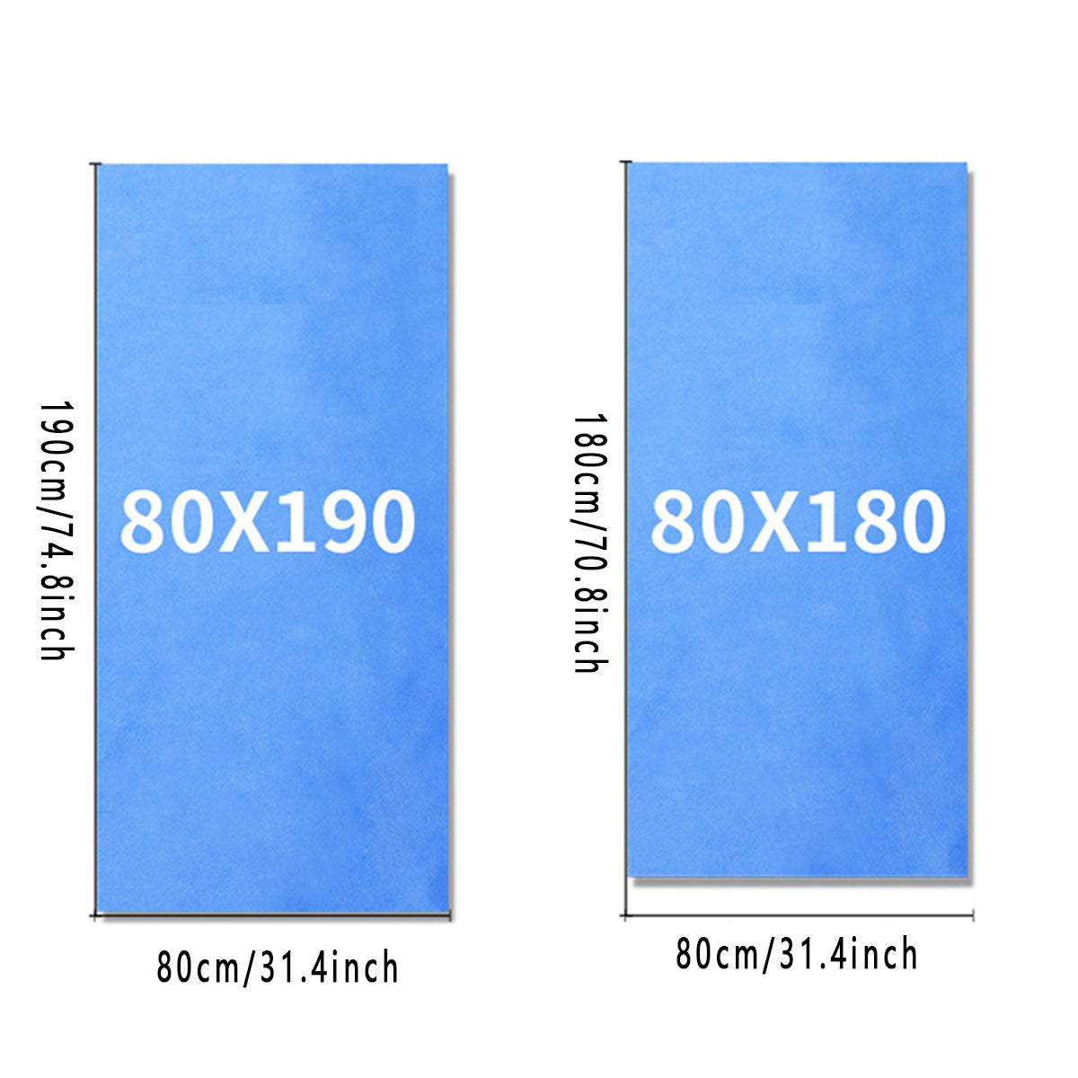 100 Pcs Non-Woven Breathable Bed Sheets for Salon Spa Hotel