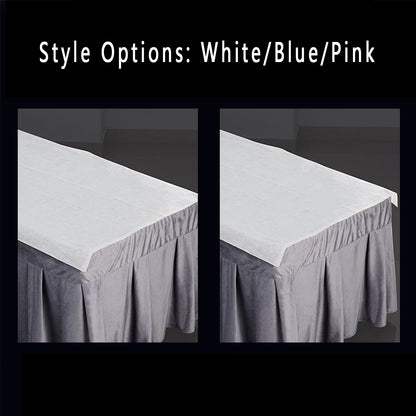 100 Pcs Non-Woven Breathable Bed Sheets for Salon Spa Hotel