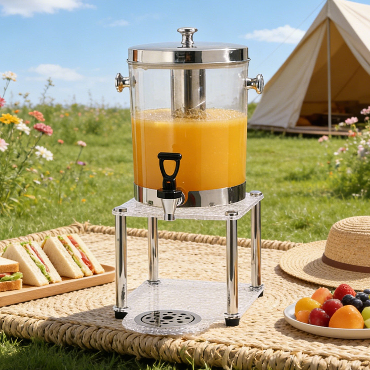 8L Detachable Beverage Dispenser Food-Grade for Events