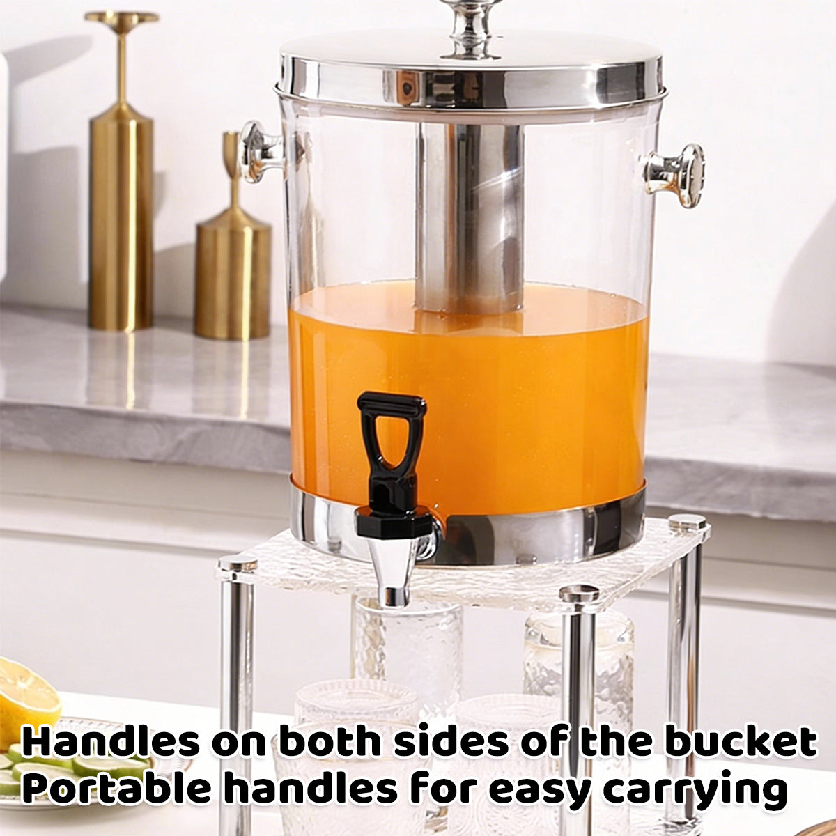 8L Detachable Beverage Dispenser Food-Grade for Events